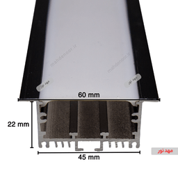 چراغ خطی توکار SMD کد 9