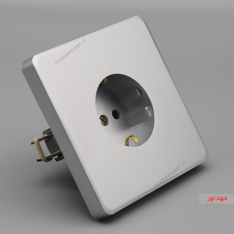 کلید پریز خیام مدل خیام لوکس نقره ای